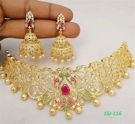 CZ Jewelry at Rs 1300/pair | क्यूबिक जिरकोनिया ज्वेलरी in Hyderabad ...