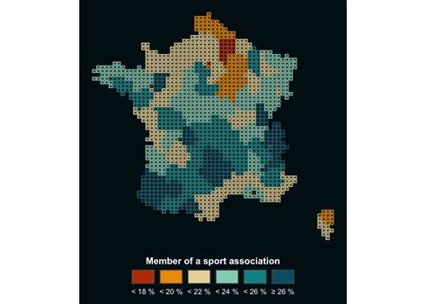 Lego Choropleth Map With R The R Graph Gallery