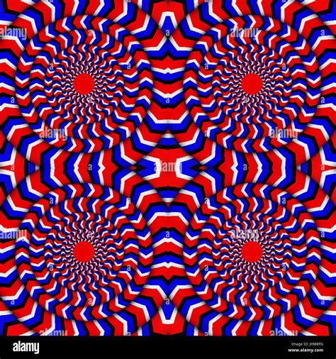 Hypnotische Drehrichtung St Ndige Rotation Illusion Hintergrund Mit