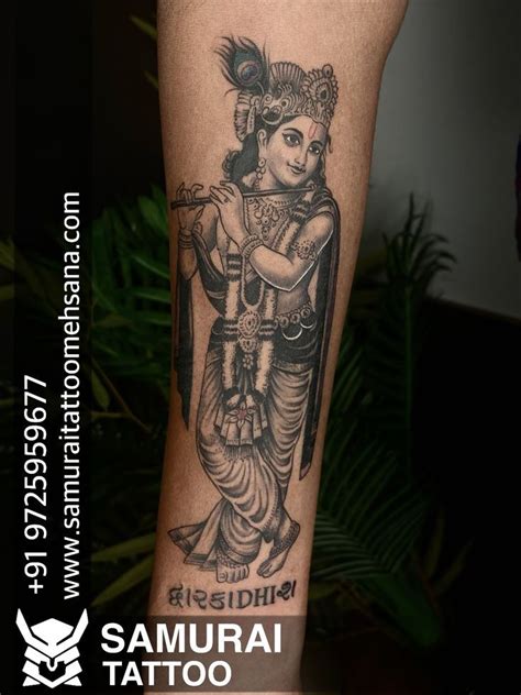 Krishna tattoo |shree krishna tattoo |Dwarkadhish tattoo |Kanha tattoo ...