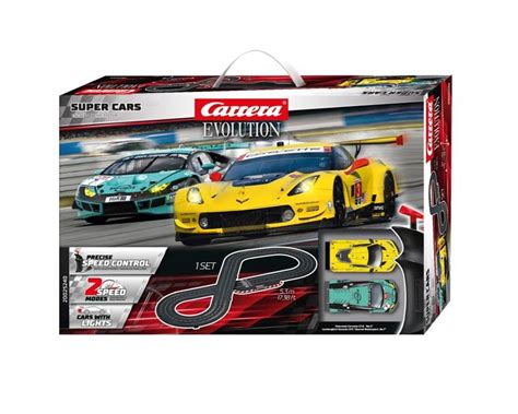 Carrera Evolution Super Cars Racing Slot Car Set Ccn25240 Hobbytown