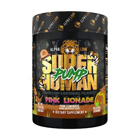 Superhuman Pump Alpha Lion Non Stim Pump Complex