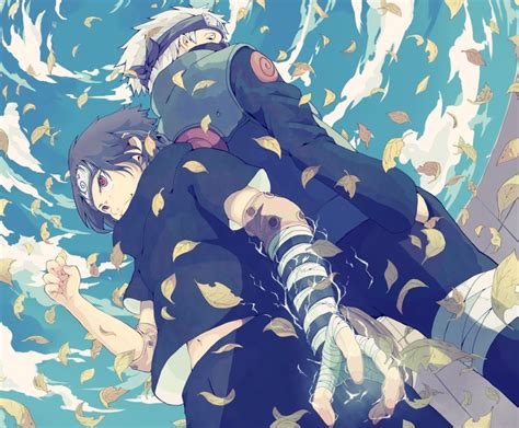 P Windy Leaves Sasuke Naruto Shippuden Bandages Anime