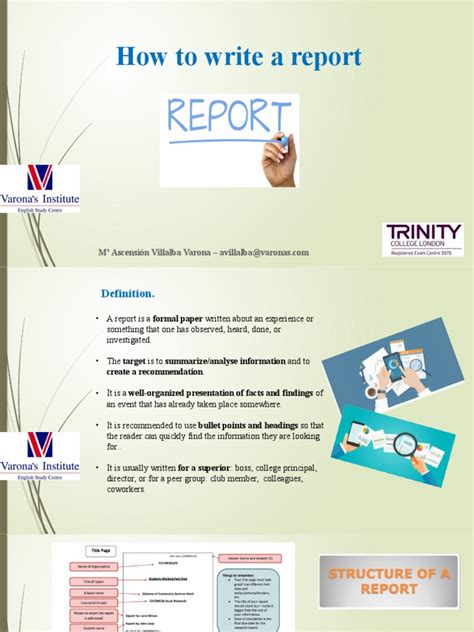 How To Write A Report | PDF | Teachers | Language Education