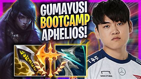 Gumayusi Destroying With Aphelios T Gumayusi Plays Aphelios Adc Vs