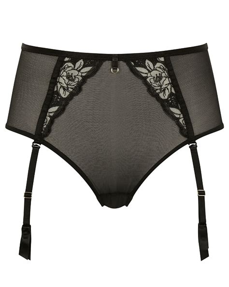 Rosa Suspended Brief Black Tkd Lingerie