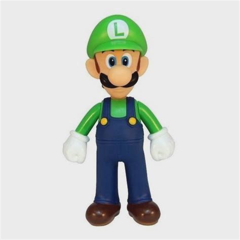 Boneco Luigi 23cm Super Mario Bros Collection em Promoção na Americanas