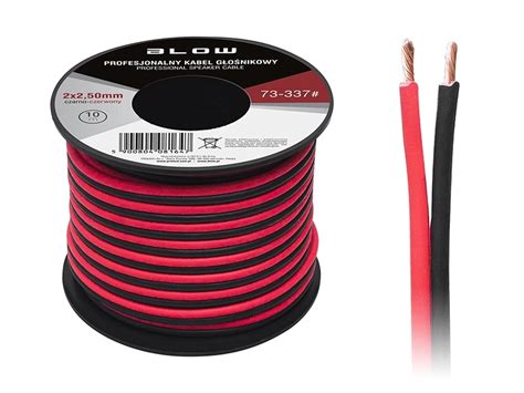 X Mm Zwart Rood Op Rol Meter Aderige Kabel Voor Ledstrips