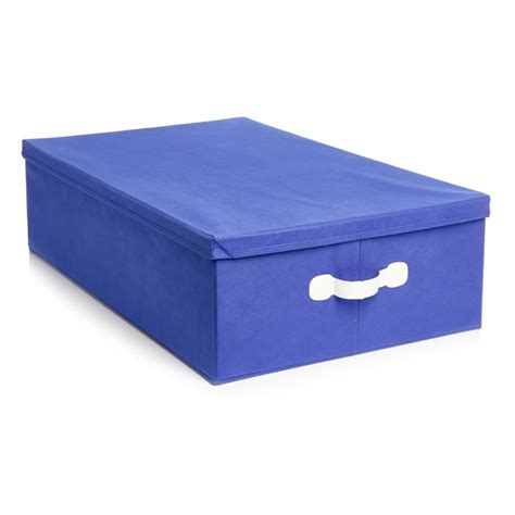 Wilko Underbed Storage Fabric Blue £8 Home Storage