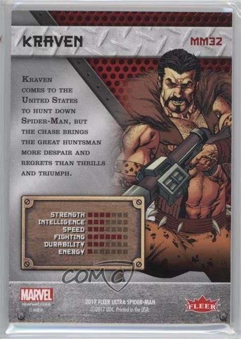 Fleer Ultra Marvel Spider Man Marvel Metal Kraven Mm W L Ebay