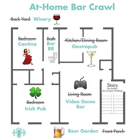 How to Host An Epic At-Home Bar Crawl Virtually With Friends — Work For Your Beer | Bar crawl ...