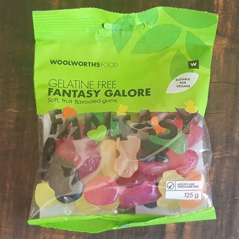 Woolworths Food Gelatine Free Fantasy Galore Soft Fruit Flavoured Gums