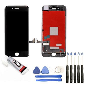 Ecran LCD Et Vitre Tactile IPhone 7 PLUS NOIR AAA Kit Outils Pro