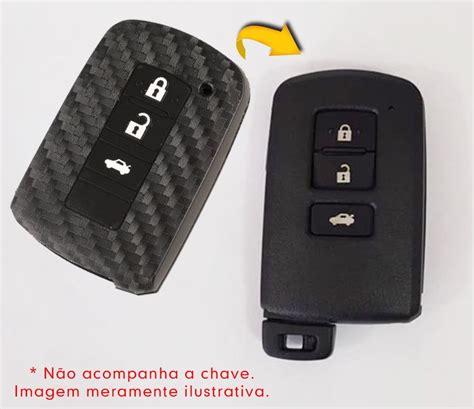 Capa Silicone Chave Presença Toyota Corolla 3 Botões Mercado Livre