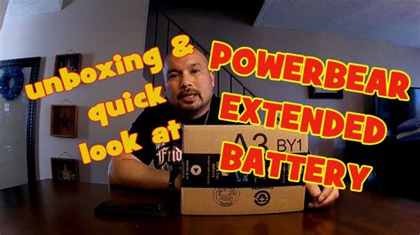 POWER BEAR EXTENDED BATTERY UNBOXING QUICK LOOK YouTube