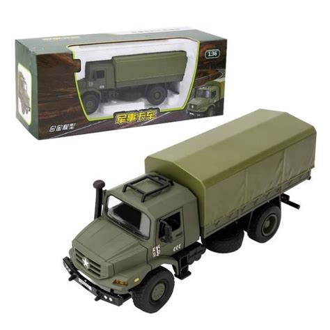 Zerone Camion Militaire RC 1 36 Enfants Mini Alliage RC Camion