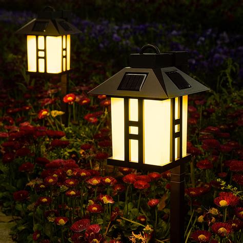 GIGALUMI Solar Path Lights Outdoor Garden Lights Landscape Lighting