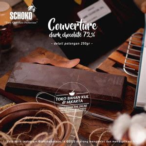 Promo Schoko Chocolate Couverture Dark Gr Coklat Baking Batang