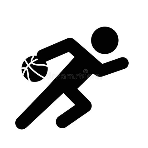 Silueta Del Regate Del Baloncesto Ilustraci N Del Vector Ilustraci N