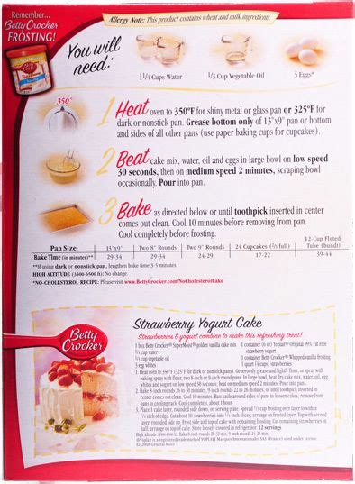 Betty Crocker Super Moist Golden Vanilla Cake Mix 517g Ref Pinterest Recipes Cake Mix