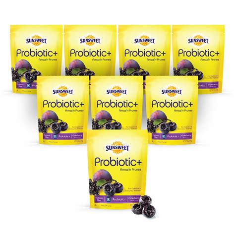 Sunsweet Pitted Prunes With Probiotics Unsweetened Dried