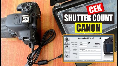 Cara Cek SC Shutter Count Canon YouTube