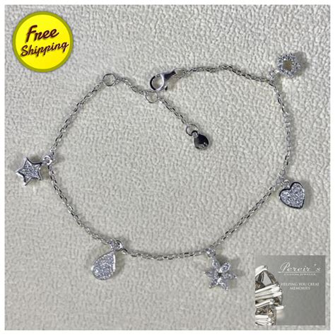 Sterling Silver Charms Bracelet Sterling Silver Charm Bracelet Silver