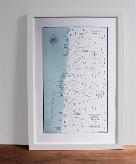 Central Oregon Coast Map – Quail Lane Press