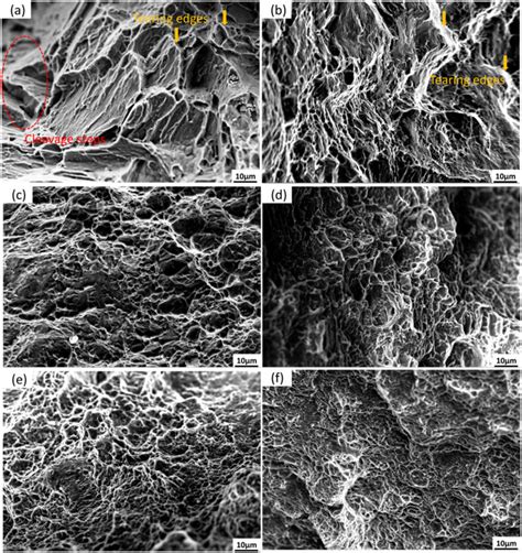 Tensile Fracture Morphologies Of The Mg Y Nd Zr Alloy Observed