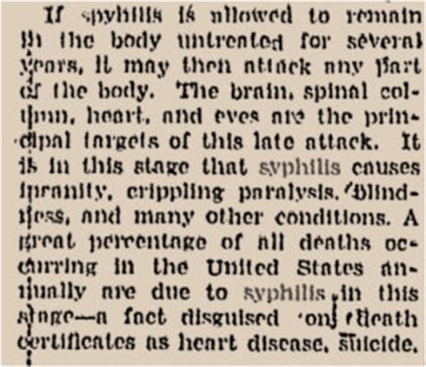 Syphilis Venereal Disease