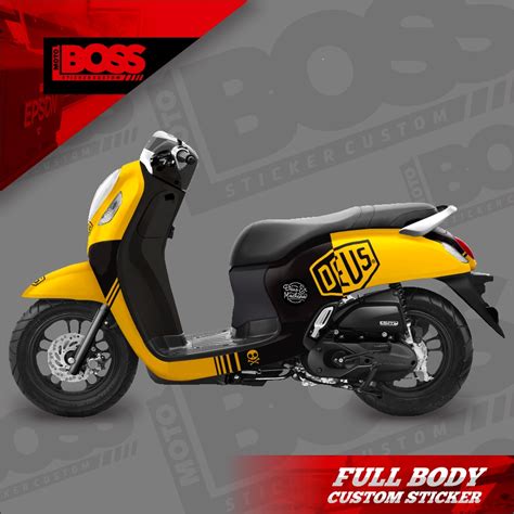 Jual Decal Stiker Sticker Honda Scoopy Full Body Dekal Stiker