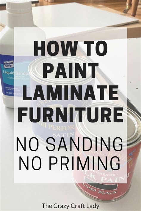 How To Paint Laminate Furniture With No Prep Laminate Furniture