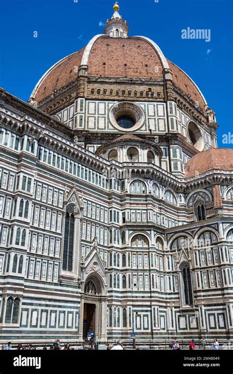 Florence Cathedral Cattedrale Di Santa Maria Del Fiore And Cupola Del