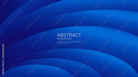 Blue abstract background, wave vector background, blue background design, web background, modern ...