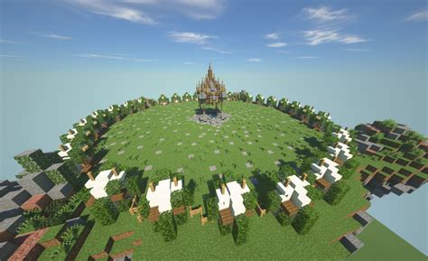 Floating Island Player Portals Minecraft Map