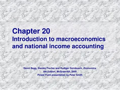 Ppt Chapter Introduction To Macroeconomics And National Income