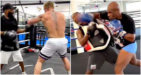Mike Tyson & Jake Paul Training Footage Compared