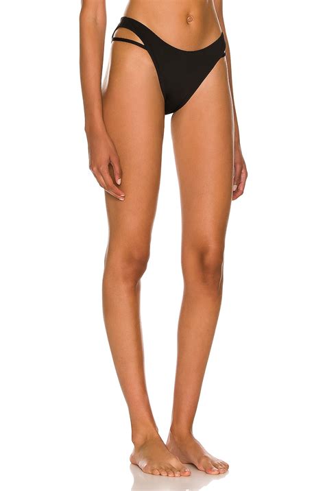 SIMKHAI Xela Bikini Bottom In Black FWRD