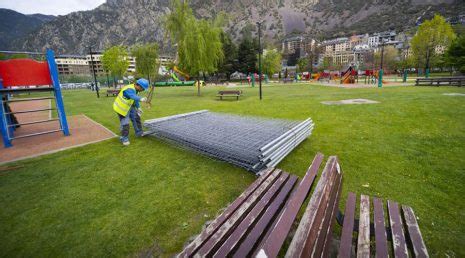 Andorra la Vella Comencen les obres de renovació de la zona de jocs