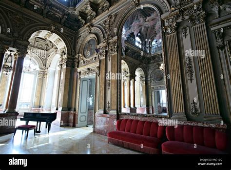 Interiors Of The Foyer Of The Opera House Teatro Massimo Dedicated To