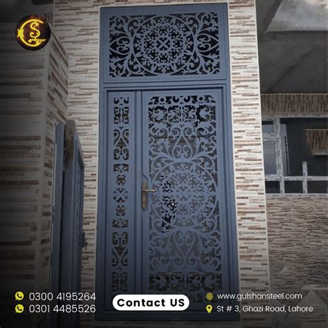 cnc main door design  pakistan gulshan steels