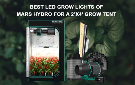 Best LED Grow Lights Of Mars Hydro For A 2x4 Grow Tent