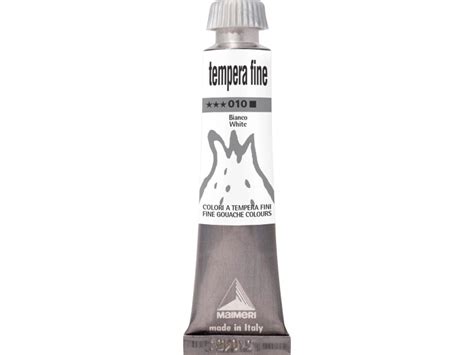 Colore Tempera Fine Bianco 20 Ml OBI