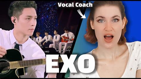 Vocal Coach FIRST TIME Reaction To EXO Acoustic Medley So Excited