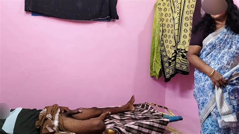 I Was Watching Porn Video On Phone In Bed Room And Holding Penis In Hand Tamil Aunty Bavana Came