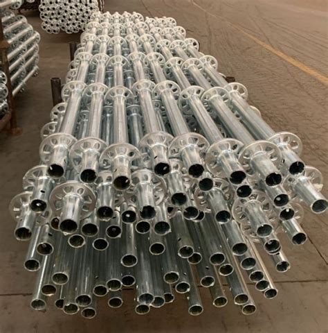 Hot Dipped Galvanized Gray Mm Mild Steel Scaffolding Pipe At Rs