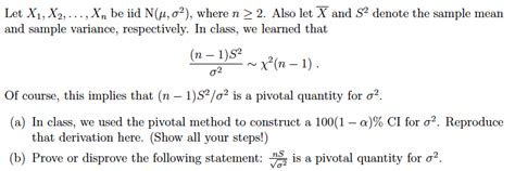 Solved Let X X Xn Be Iid N Where N Chegg