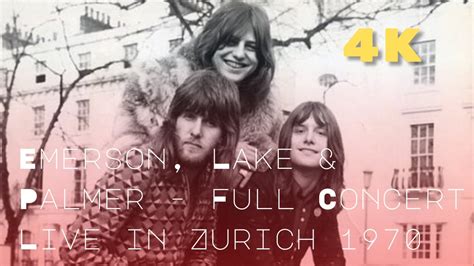 4K REMASTER Emerson Lake Palmer Full Concert Live In Zurich