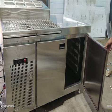 Latest Stainless Steel Rectangular Pizza Makeline Machine With Press