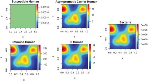 Simulations Of Spatiotemporal Disease Dynamics Density Of Susceptible